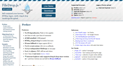 Desktop Screenshot of filedropjs.org