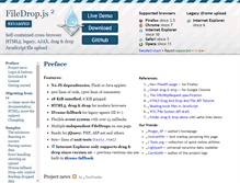 Tablet Screenshot of filedropjs.org
